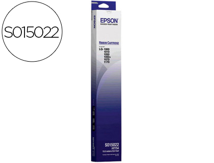 RUBAN MATRICIELLE EPSON S015022 C13S015022 COULEUR NOIR
