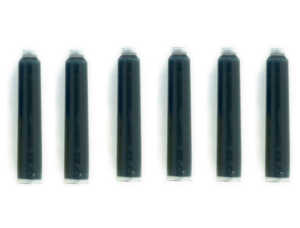 CARTOUCHE PELIKAN COURTE STANDARD NOIR ÉTUI 6 UNITÉS