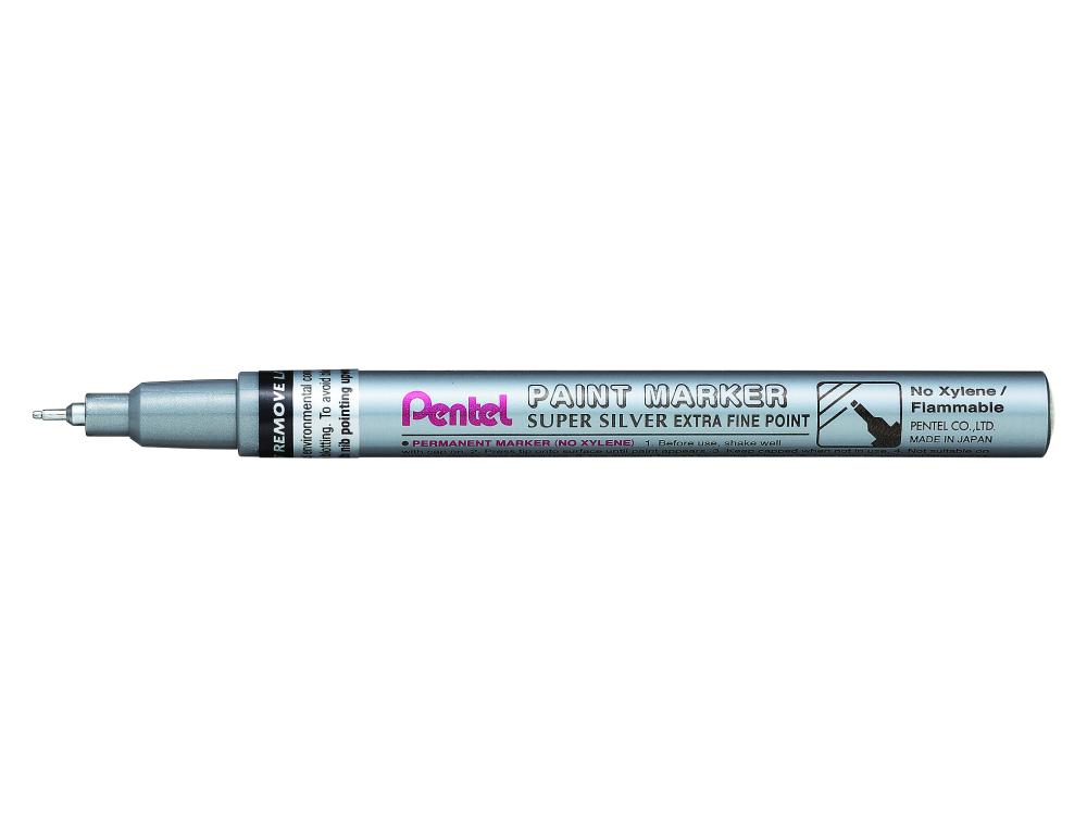 MARQ.PERM.DECO EXTRA FIN ARGENMARQUEUR PERMANENT DECO EXTRA FIN ARGENT PENTEL