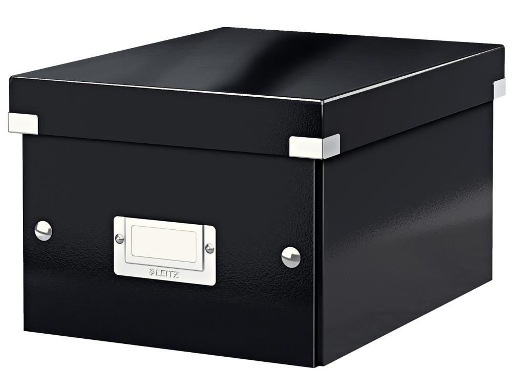 BOITE CLICK N STORE WOW PMNOIRBOTE DE RANGEMENT CLICK & STORE PETIT MODLE LEITZ - NOIR