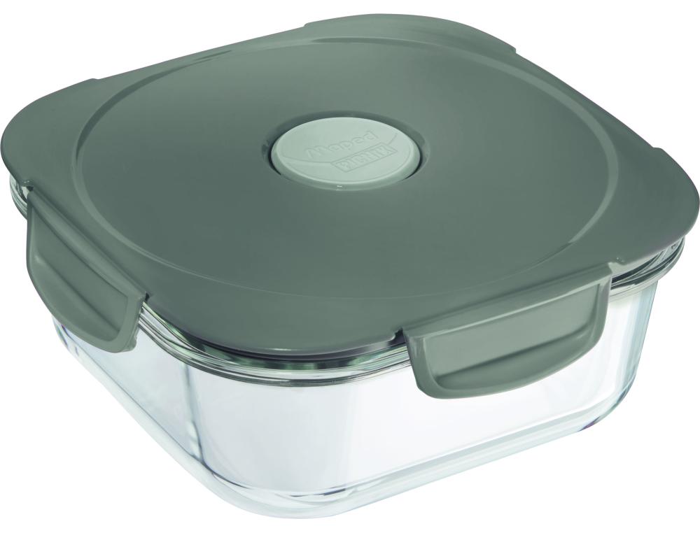 BOITE PICNIK ADULTE VERRE 1.2LBOITE A DEJEUNER - MAPED - PICNIK ADULTE - VERRE ET COUVERCLE GRIS