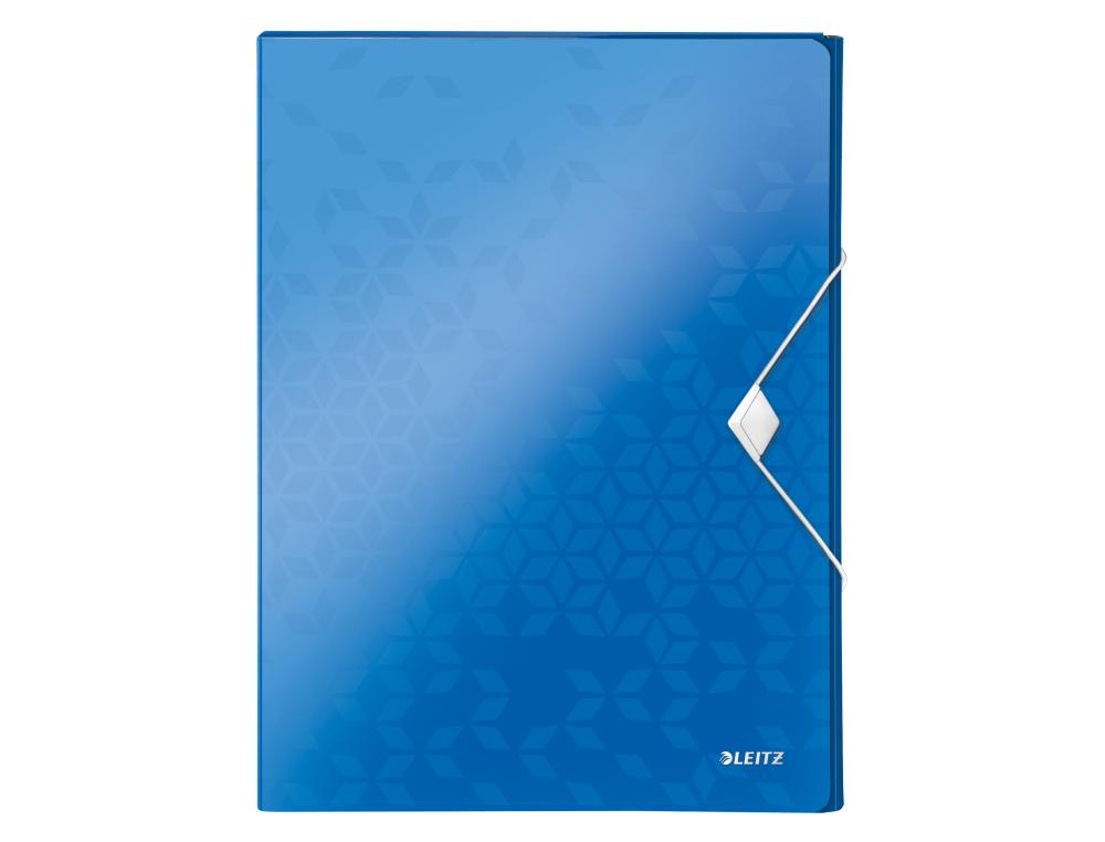 BTE DE CLAS.D30 PP WOW BLEU BOITE DE CLASSEMENT - LEITZ WOW - POLYPROPYLENE BLEU