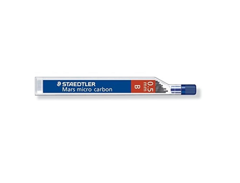 MINES PM STAEDTLER 05  B ETUIDTUI DE 12 MINES STAEDTLER GRAPHITES B -  0,5 mm
