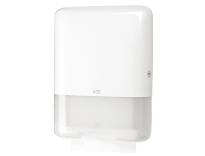 DISTRIBUTEUR ESSUIE-MAINS TORK H3 PLIS V/C DISTRIBUTION FEUILLE  FEUILLE FERMETURE CLEF 291X332X135MM