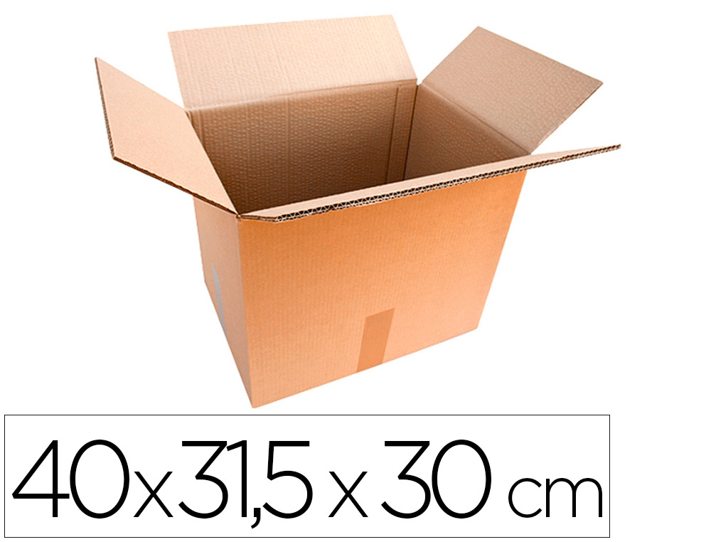CAISSE AMERICAINE LNEDD30 CARTON DOUBLE CANNELURE       40X31,5X30CM