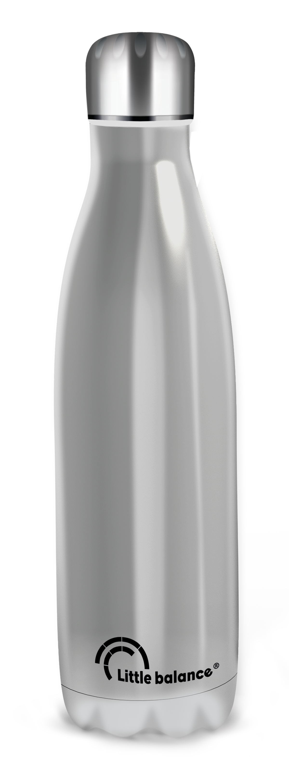 BOUTEILLE ISOTHERME INOX BRILLANT DOUBLE PAROIS        THERMIQUE INCASSABLE 500 ML