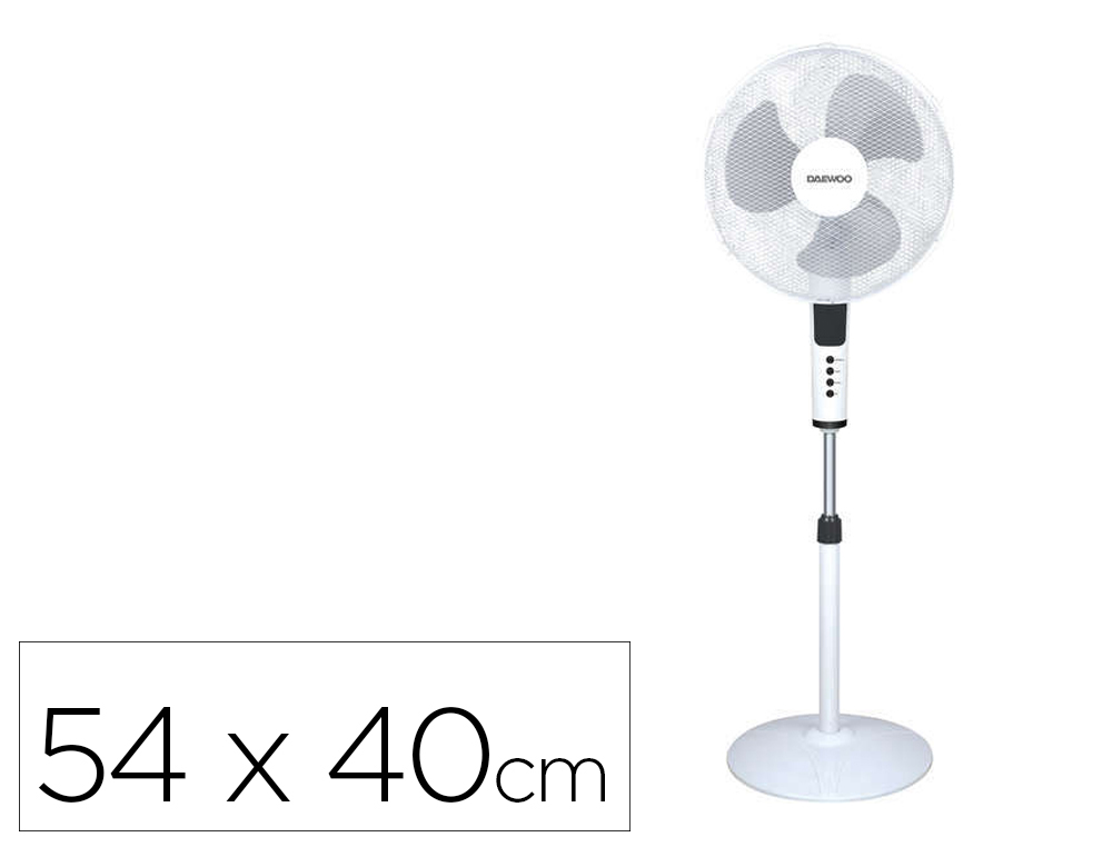 VENTILATEUR DAEWOO DI1690 40CM PIED  45W