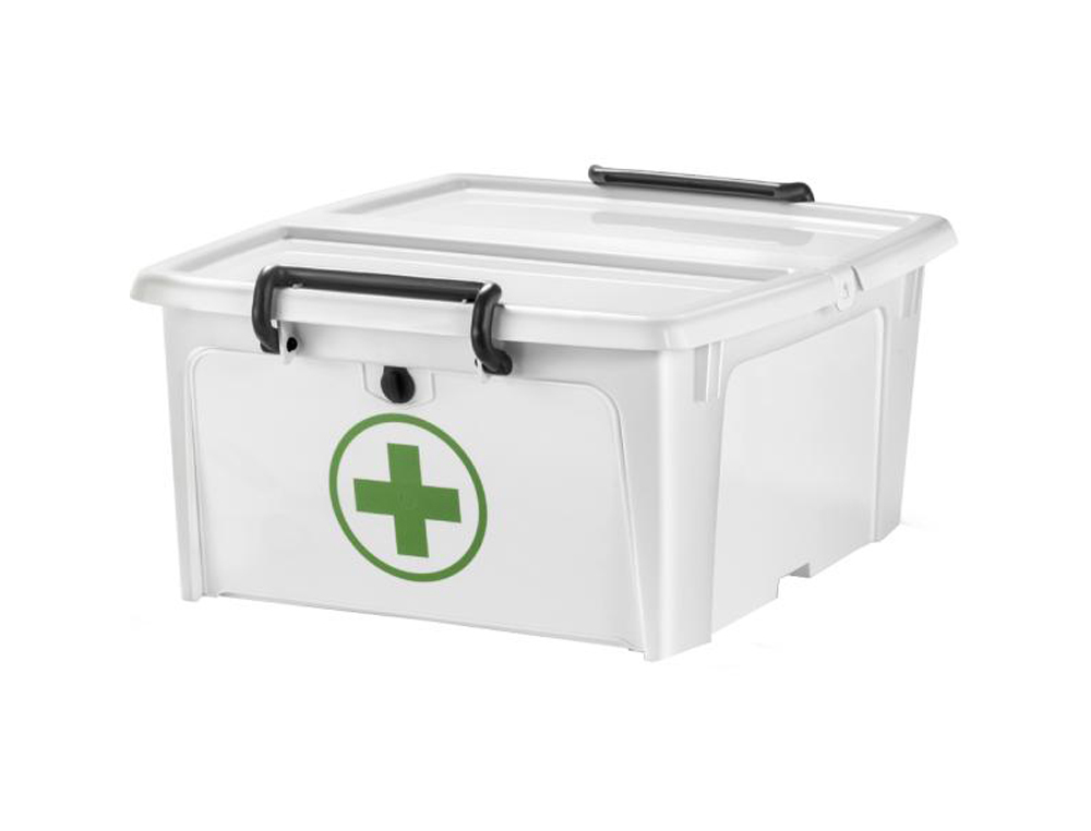 BOITE PHARMACIE CEP PP CAPICITE 20L OUVERTURE        PAPILLON COLORIS BLANC