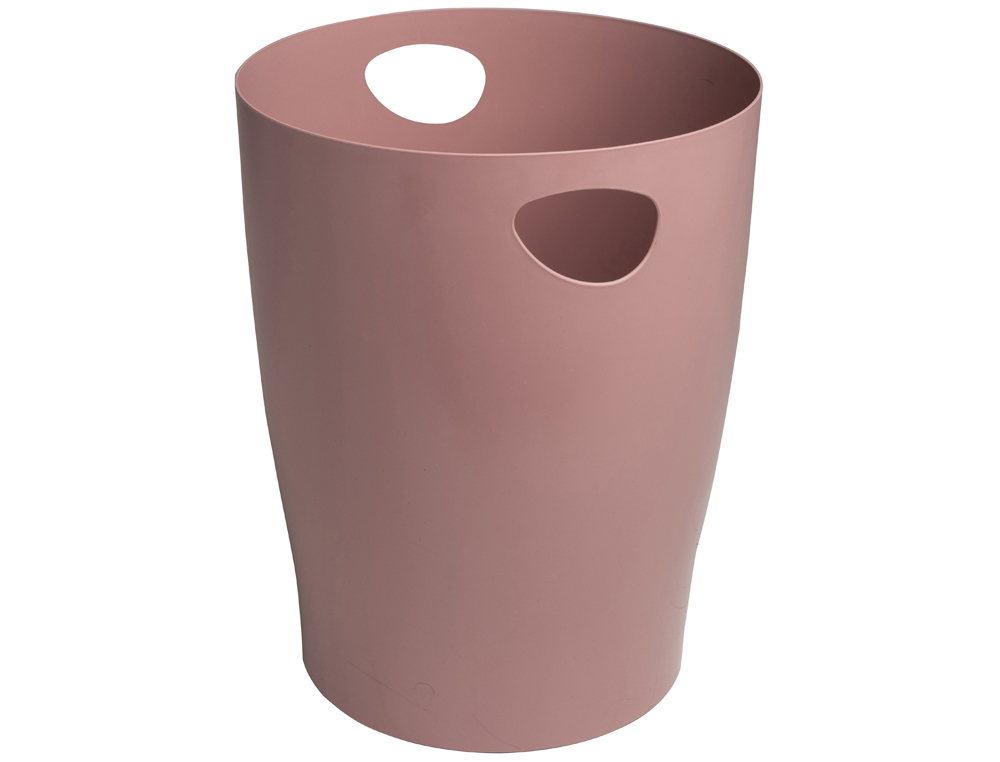 CORBEILLE A PAPIER EXACOMPTA ECOBIN SKANDI CAPACITE 15L    COLORIS VIEUX ROSE