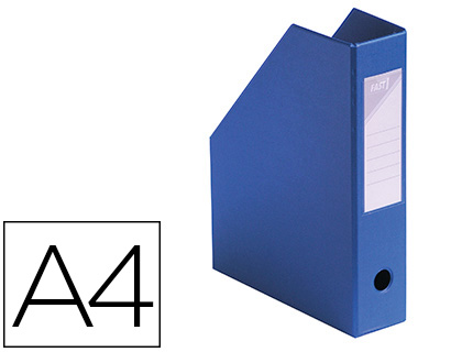 BOTE CLASSEMENT ELBA PAN COUP PVC 320X240MM DOS 70MM TROU PRHENSION PORTE-TIQUETTE SOUD LIVR PLAT COLORIS BLEU