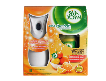 DIFFUSEUR DE PARFUM AIR WICK FRESHMATIC DIFFUSION AUTOMATIQUE RAFFRAICHIT DSODORISE + RECHARGE
