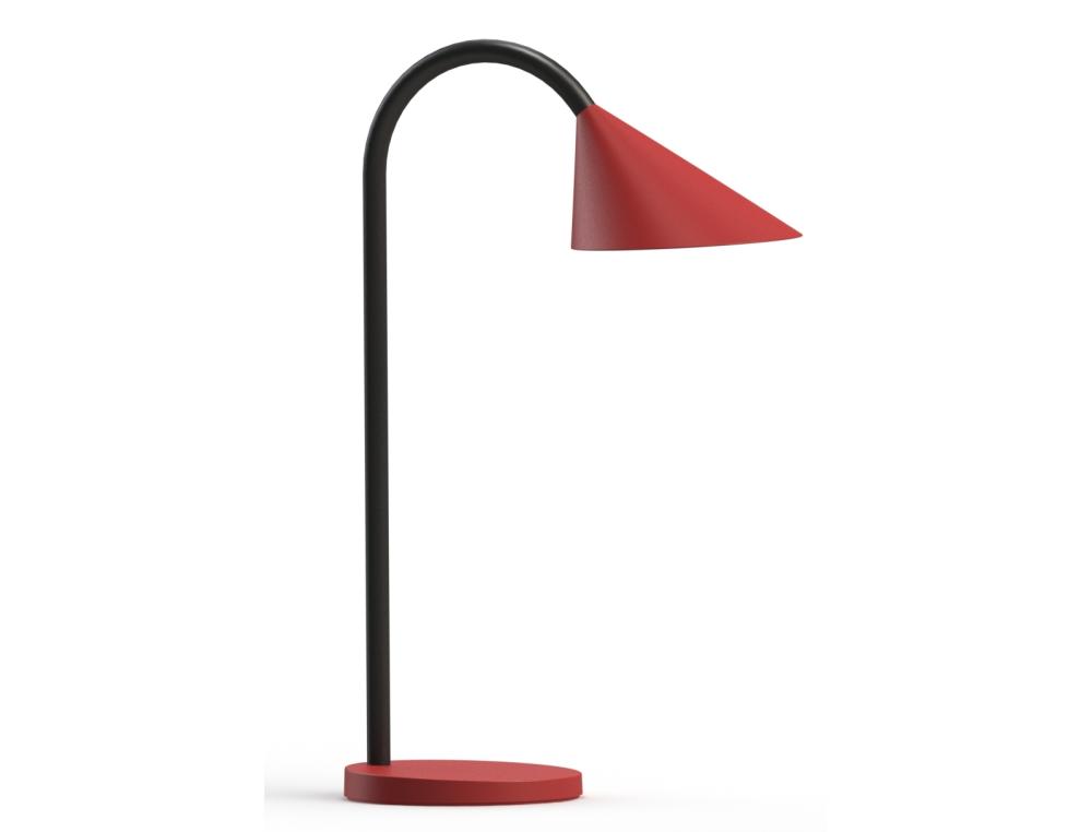 LAMPE LED SOL 4W ROUGE LAMPE DE BUREAU - UNILUX - LED SOL ROUGE