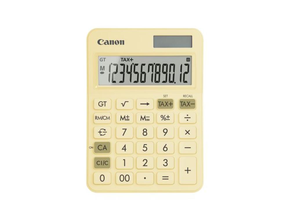 CALC.CANON LS 125KB JAUNE 12CHCALCULATRICE CANON LS 125KB JAUNE 12 CHIFFRES