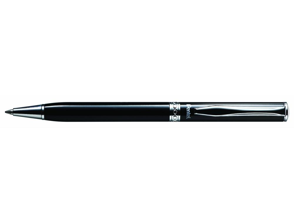 BILLE RETRACTABLE STERLING 0,8GAMME STERLING PENTEL - LE STYLO A BILLE  CORPS NOIR