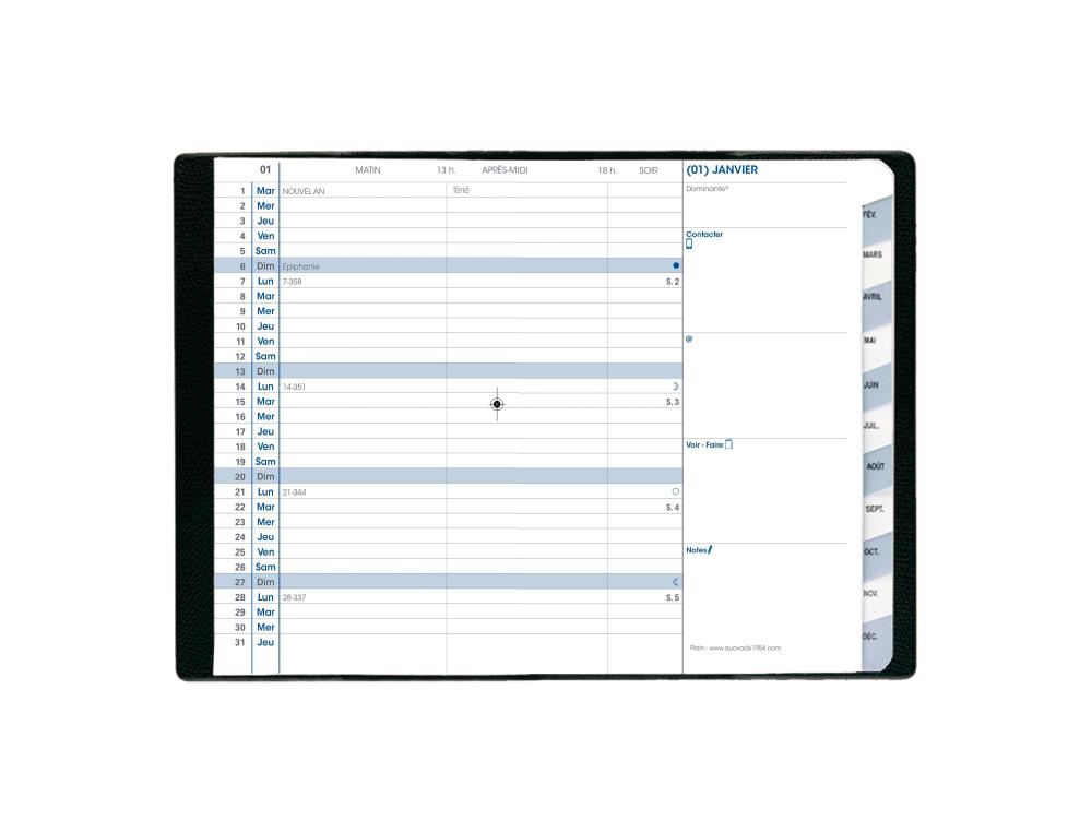 AGENDA QV PLAIN IMPALA 10X15CMAGENDA PLAIN - 10X15CM - IMPALA