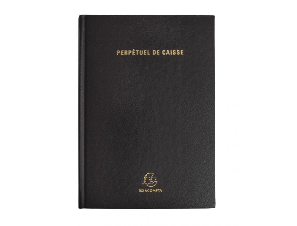 AGENDA EXA CAISSE PERPETUELNOIAGENDA PERPETUEL DE CAISSE - 14,8X21CM
