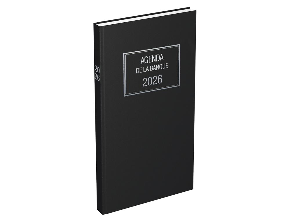 AG.LEC.BANQUE LONG 1VOL 15X34NAGENDA BANQUIER - 15X34CM - 1 VOLUME - NOIR