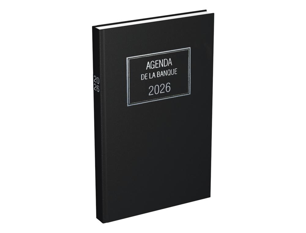 AG.LEC.BANQUE LARGE 1VOL 18X29AGENDA BANQUIER - 18X29CM - 1 VOLUME - NOIR
