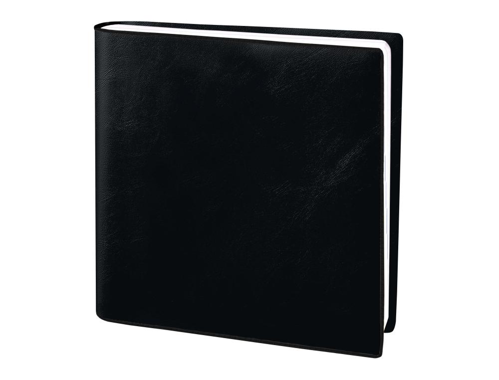 AGENDA DE BUREAU - 16X16CM - PVC NOIR