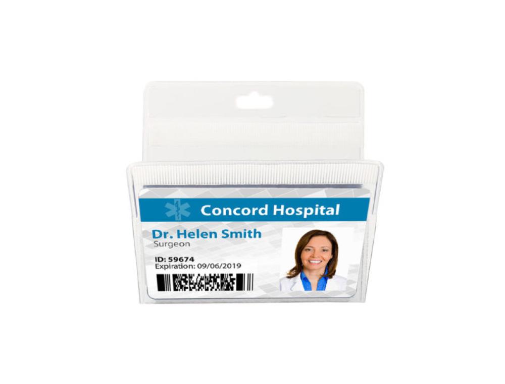 BADGE MULTI-CARTES 4C P/10 PORTE-BADGE MULTI-CARTES - DJOIS - PAQUET DE 10
