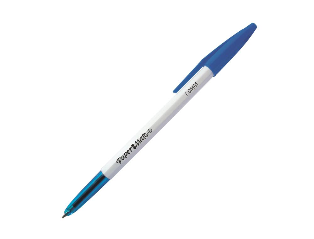 BILLE REYNOLDS 045 BLEU STYLO A BILLE - PAPERMATE 045 - POINTE MOYENNE - BLEU