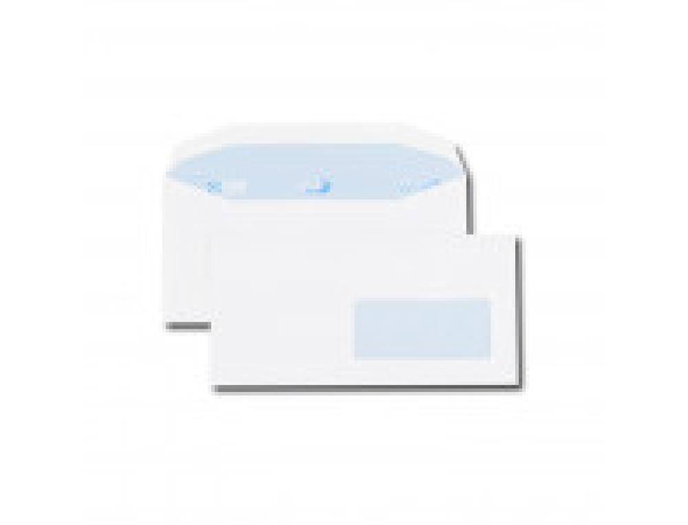 ENV MSP 115X225 BLC 80G F45  B1000 ENVELOPPES PATTE TRAPZE BLANCHES DA (115X225MM) FENTRE 45X100MM