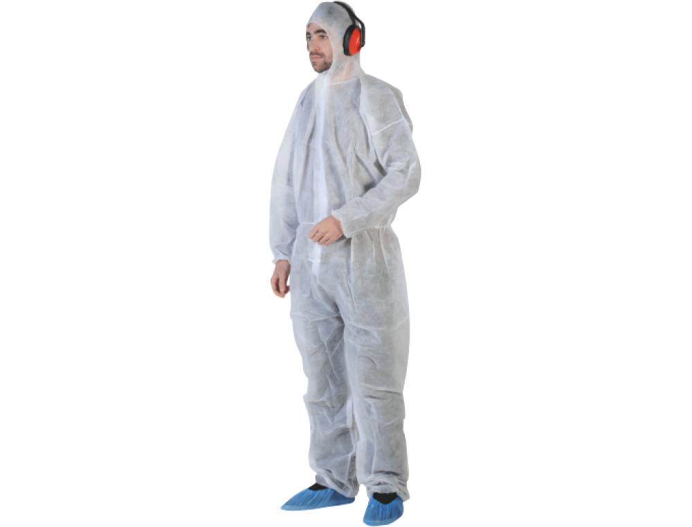 COMBIN. PP BLANC CAP.ELASTIQ. COMBINAISON AVEC CAGOULE