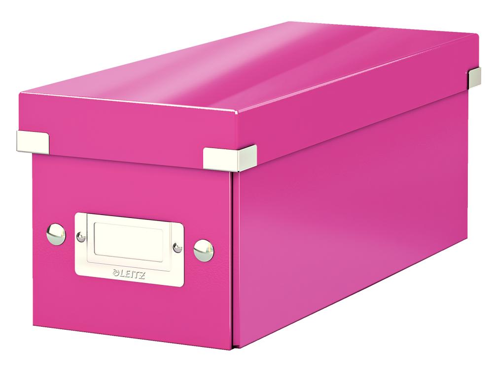 BOTE CLICK&STORE CD WOW ROSE BTE DE RANGEMENT PR 30 CD ROSE