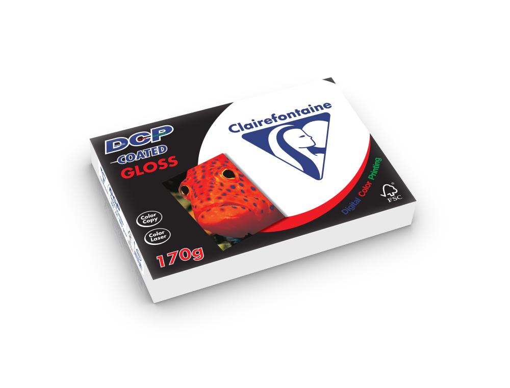 PAPIER A4 170G BLC DCP COUCHE2Ramette de papier blanc A4 170G Clairefontaine DCP couch