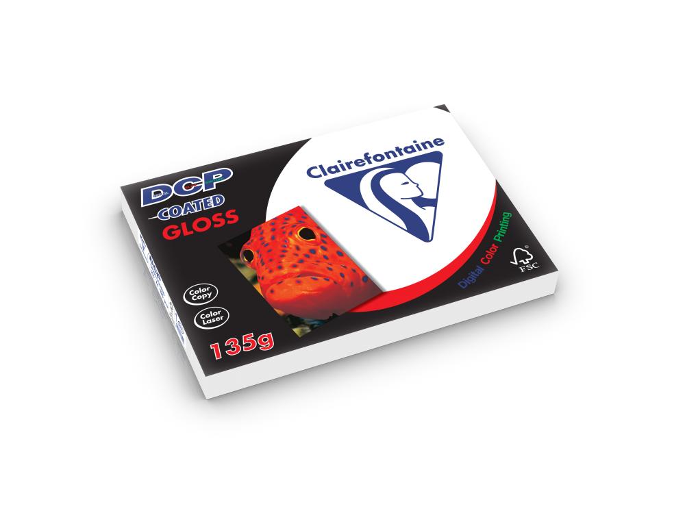 PAPIER A4 135G BLC DCP COUCHE2Ramette de papier blanc A4 135G Clairefontaine DCP couch