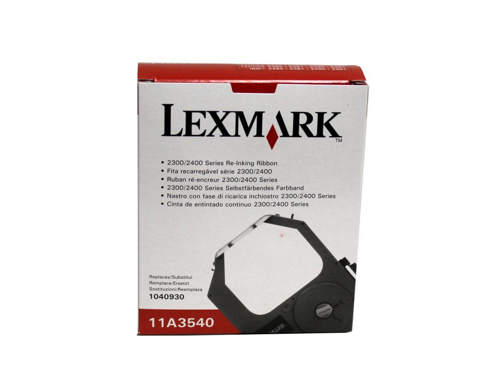 CASSETTE LEXMARK 2380 - 11A354Lexmark 3070166, Lexmark 23xx, 24xx, 25xx, 25xx+, Noir, Dot Matrix, 4000000 caractres, No