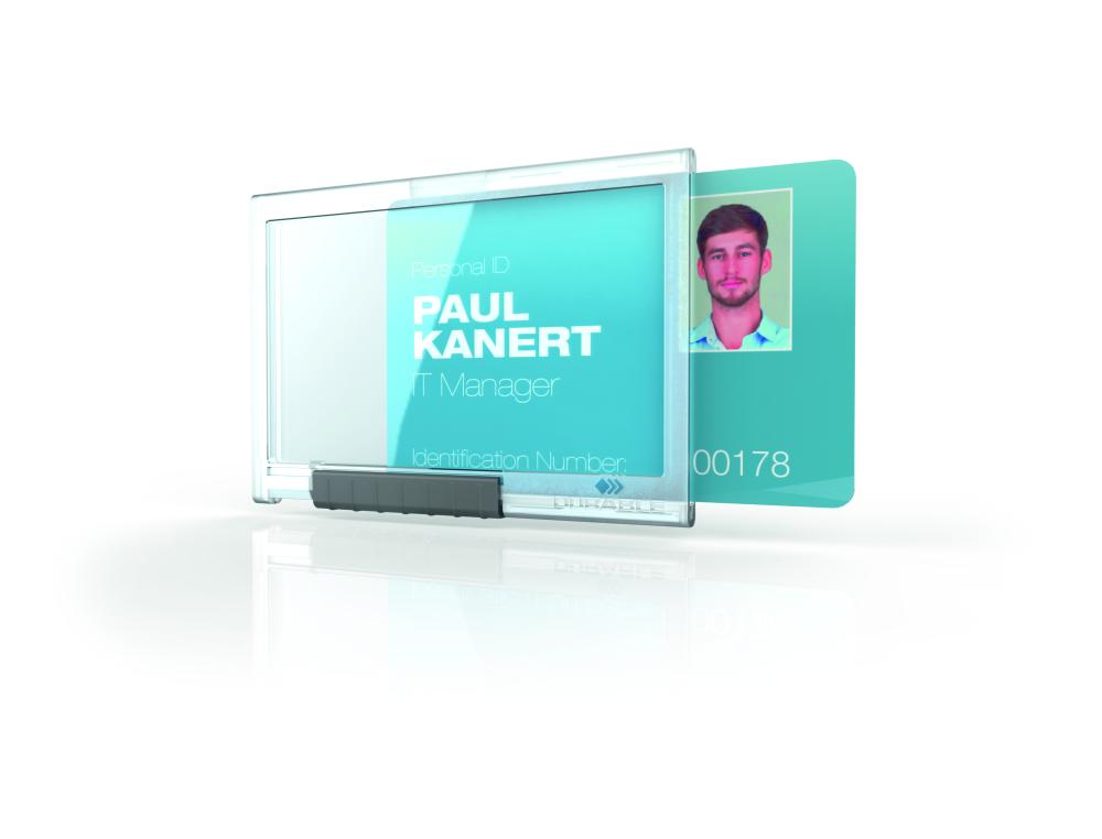 PORTE-CARTE PUSHBOX 1C P/10 LOT DE 10 PORTE-CARTES PUSHBOX RFID POUR 1 CARTE DURABLE