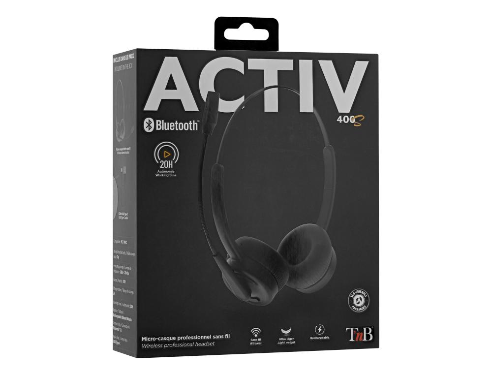 MICRO-CASQUE ACTIV 400S TNB MICRO-CASQUE ACTIV 400S TNB