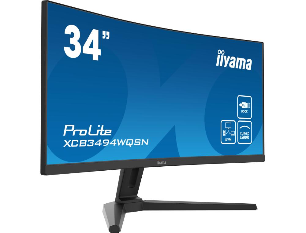 ECRAN LED 34 P.INCURVE IIYAMAUECRAN LED 34 P.INCURVE IIYAMA AVEC DOCK USB-C