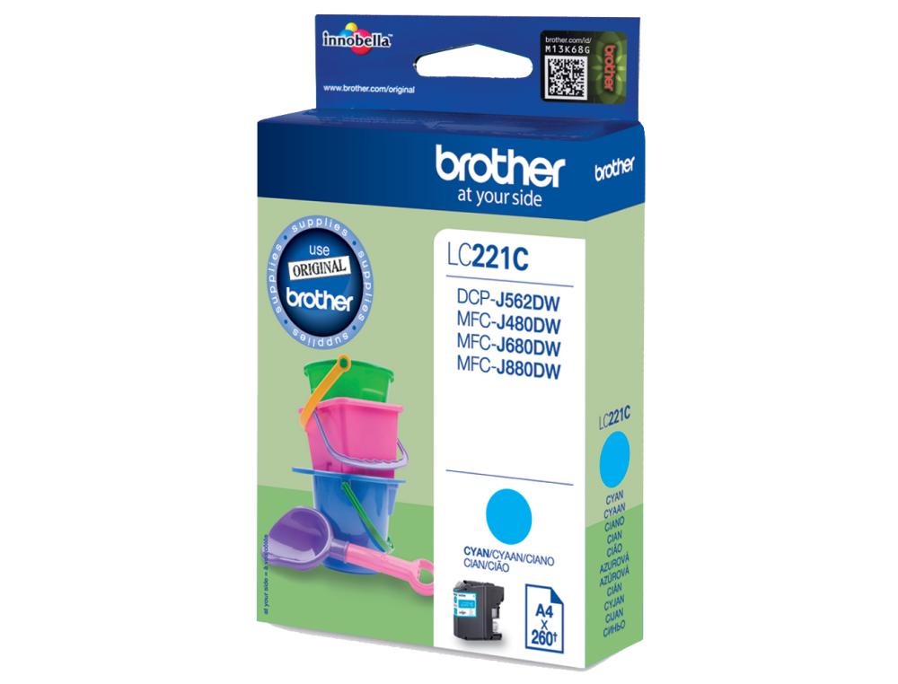 CART.BROTHER LC221 CY 260P CARTOUCHE BROTHER LC221 CY 260P