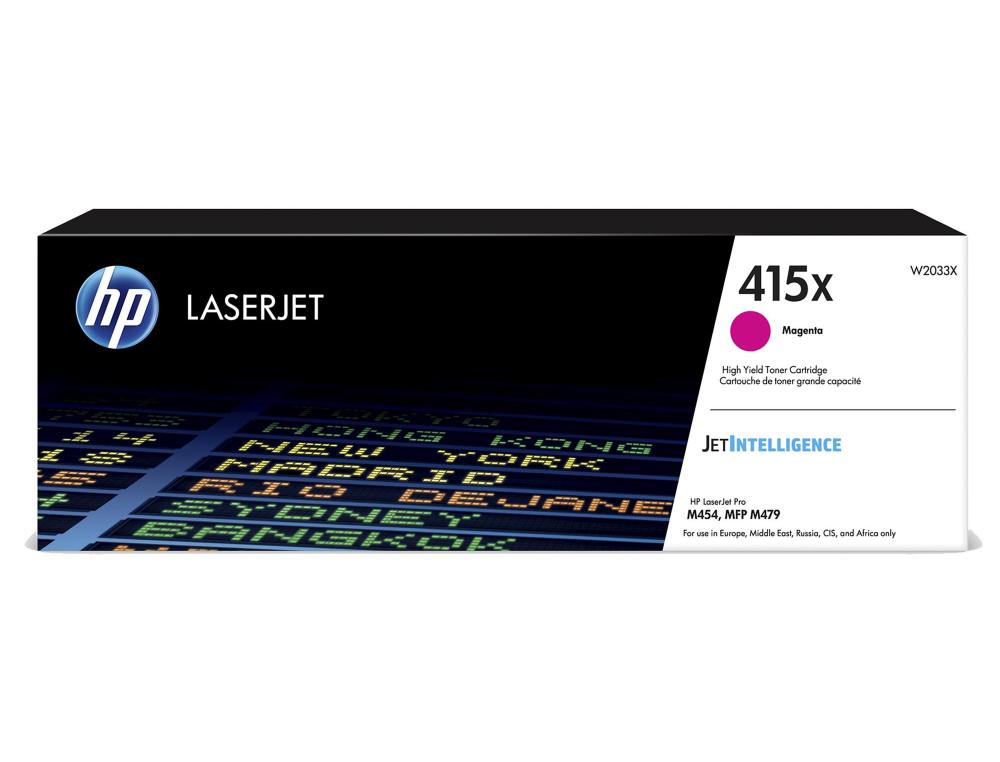 CART.LASER HP 415X MA 6000P CARTOUCHE LASER HP 415X (W2033X) MAGENTA 6000 PAGES