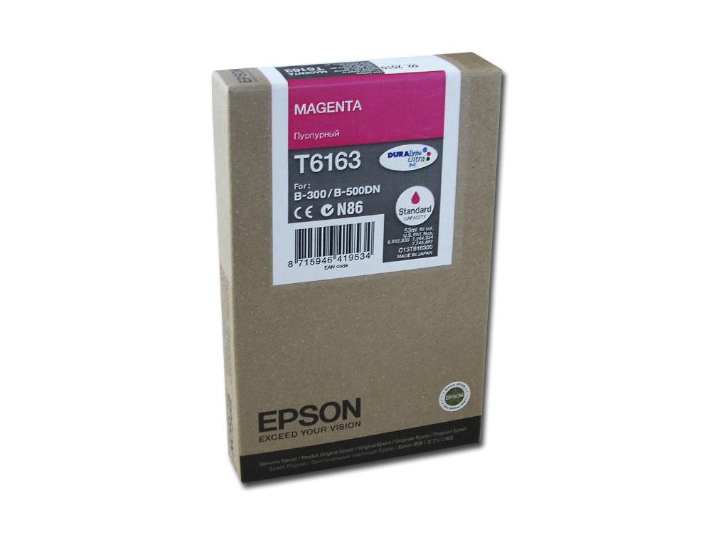 CART.EPSON T616300 MAGENTA 350CARTOUCHE EPSON T6163 MAGENTA POUR B-300/310/500/510