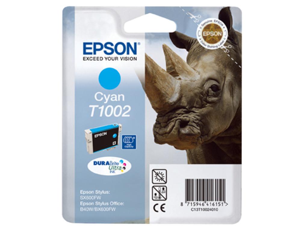 CART.EPSON T1002 CYANSX600 CARTOUCHE EPSON T1002 CYAN POUR STYLUS SX/B/BX