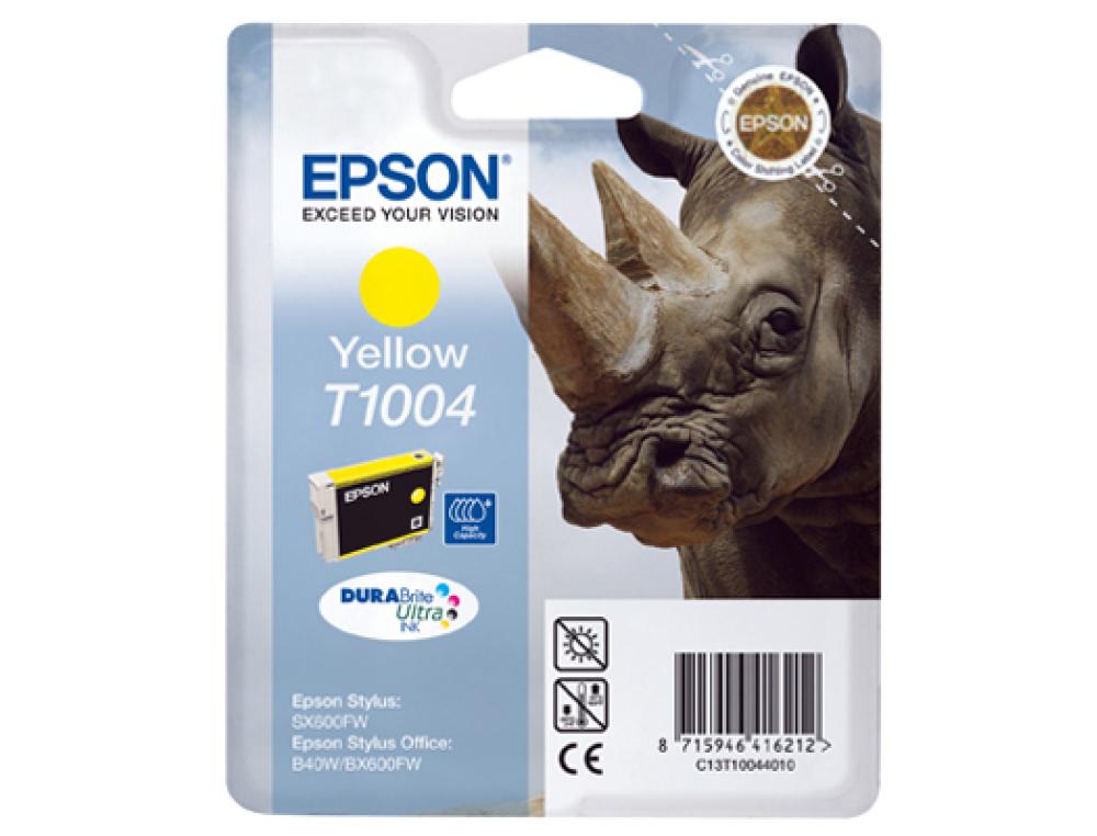 CART.EPSON T1004 JAUNESX600 CARTOUCHE JAUNE EPSON T1004