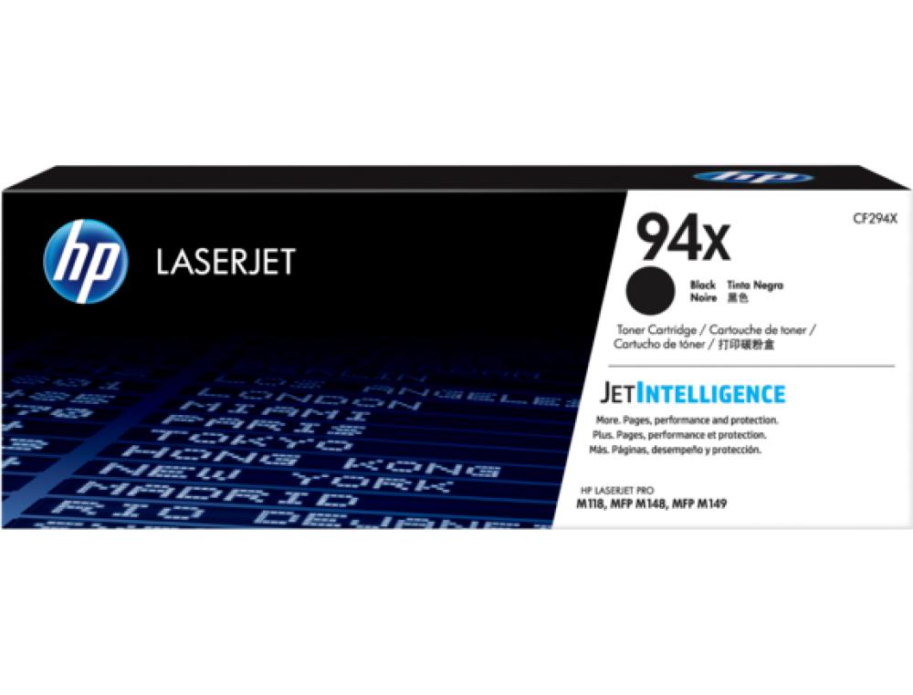 CART.LASER HP 94X 2800P. TONER NOIR HP CF294X - 2800 PAGES.