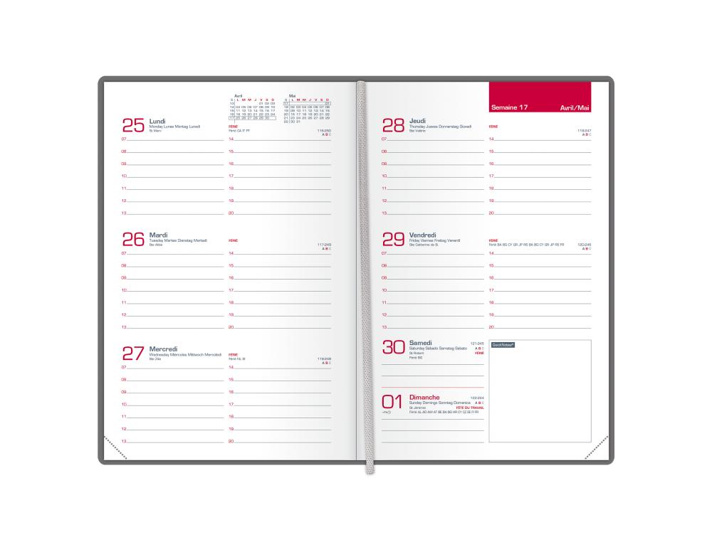 AG.OXFORD OPHIO 10X15 NOIR AGENDA OXFORD OPHIO 10X15CM