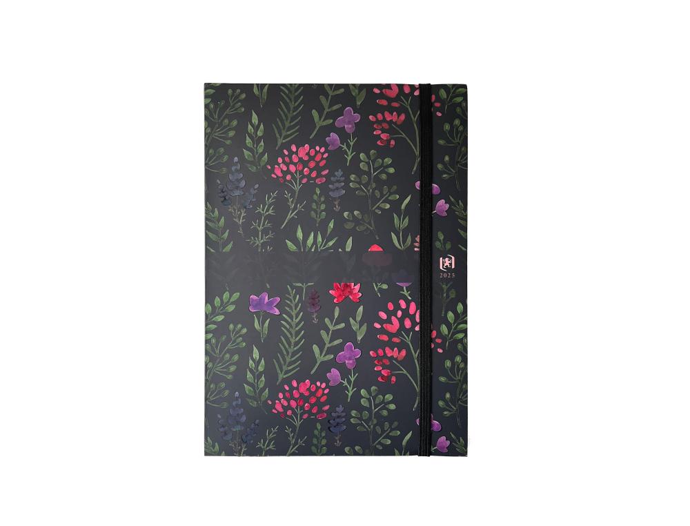 AG.OXFORD FLOWERS 15X21 NUIT AGENDA OXFORD FLOWERS 15X21CM NUIT