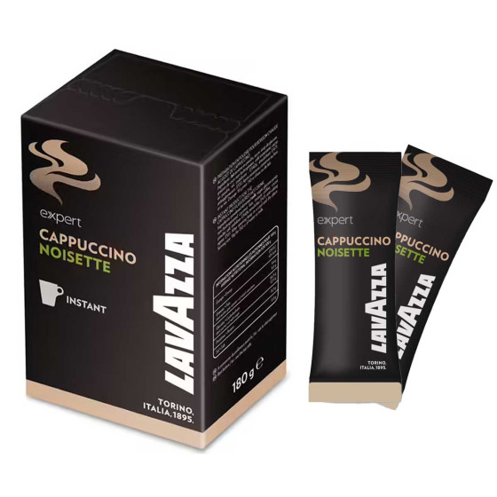 BOITE 10 STICKS SOLUBLES CAPPUCCINO NOISETTE LAVAZZA