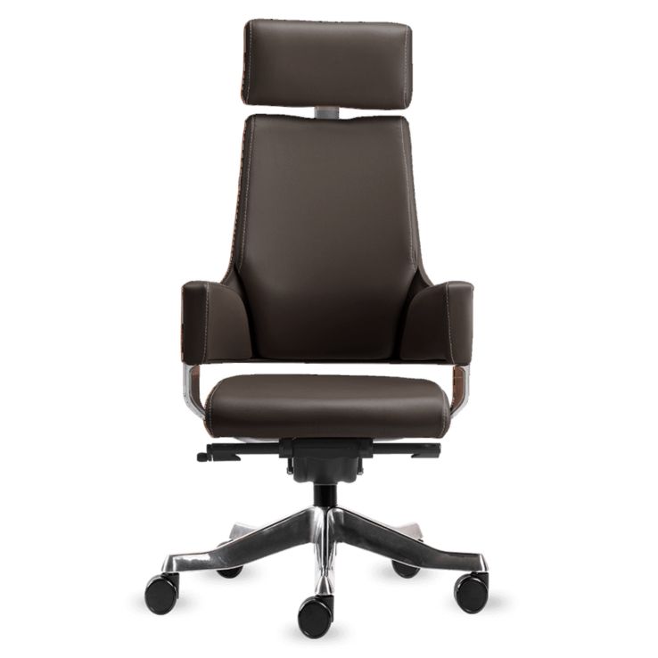 FAUTEUIL DE BUREAU PHILADELPHIE CUIR NOIR