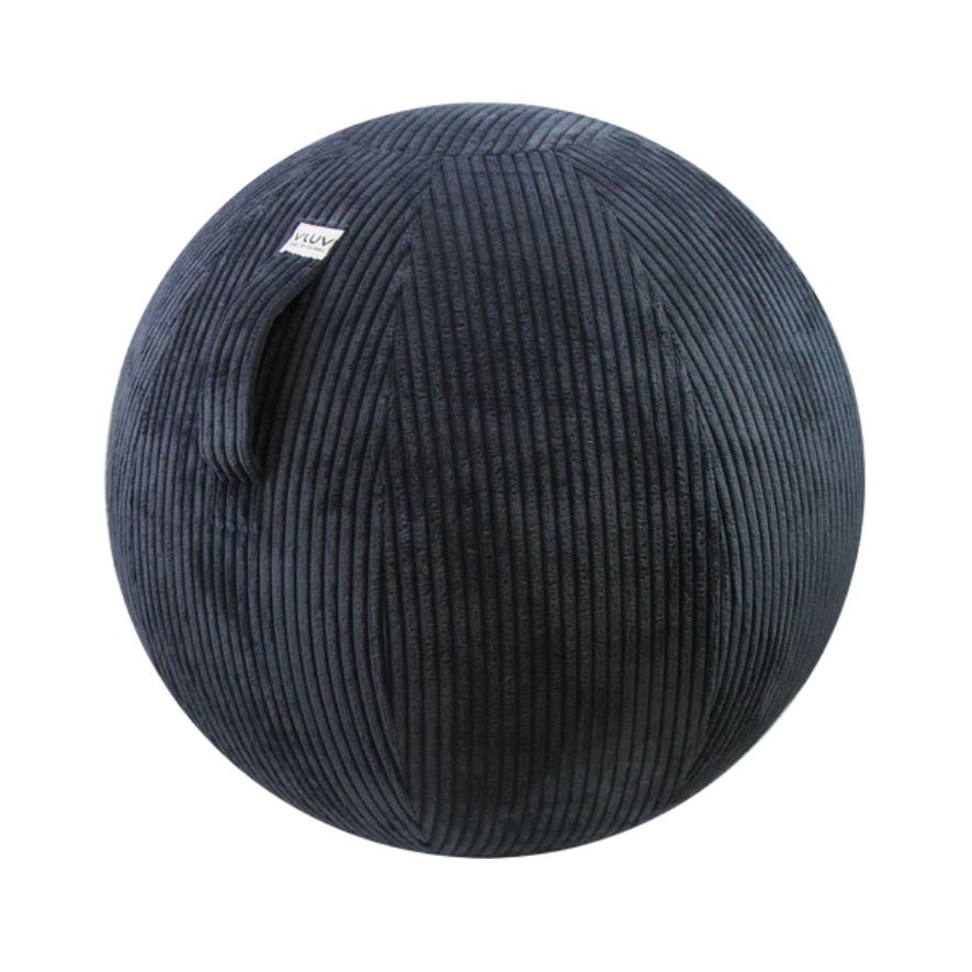 BALLON D'ASSISE EN VELOURS NAVY 60-65CM