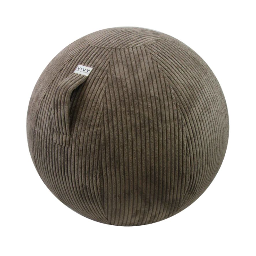 BALLON D'ASSISE EN VELOURS NOUGAT 60-65CM