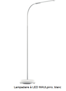 LAMPADAIRE DE LECTURE PIRRO BLANC