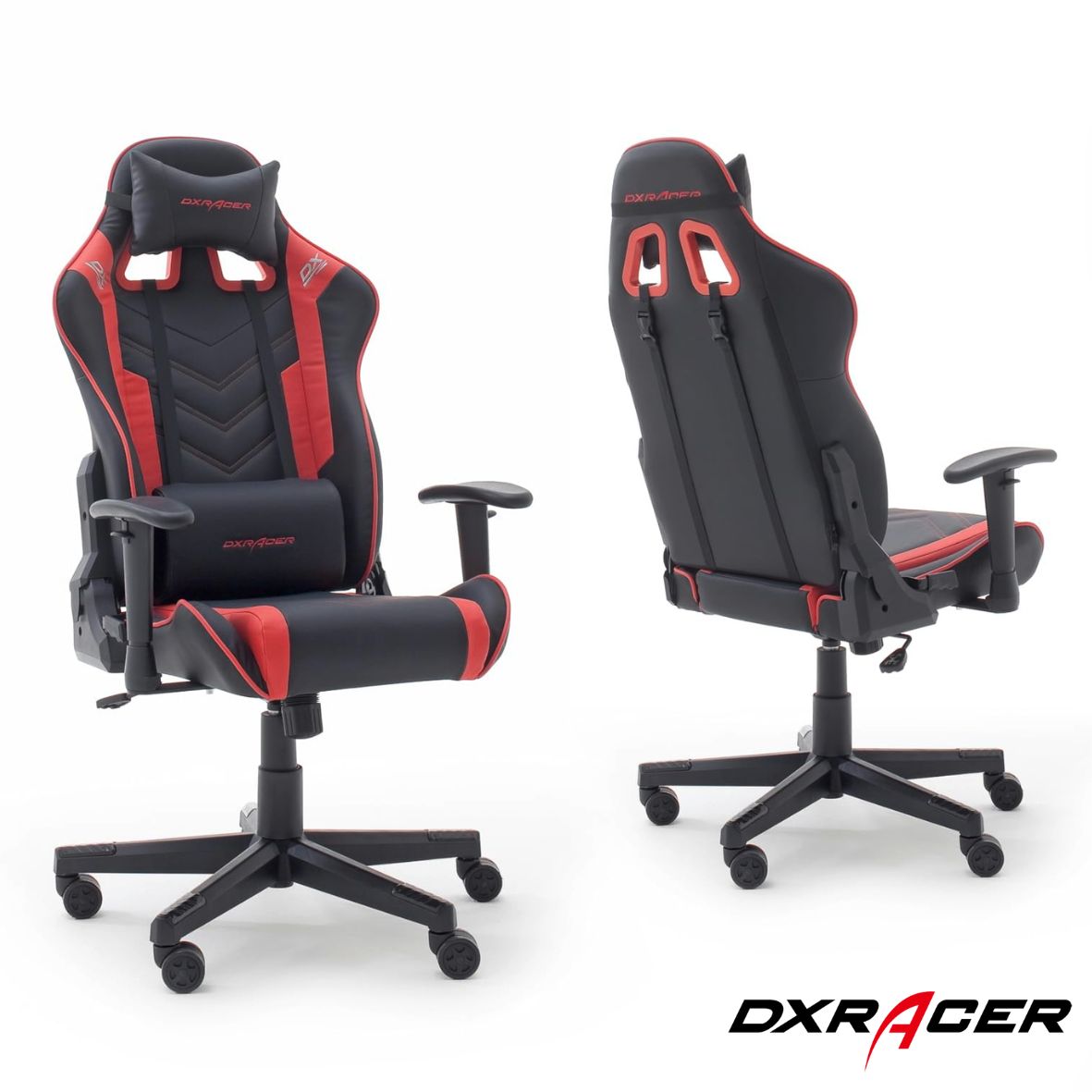 DX RACER BAQUET SPORT NOIR ROUGE