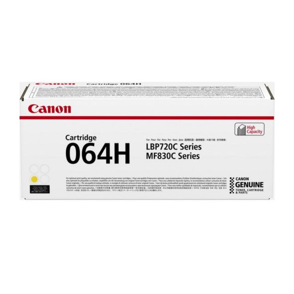 CARTOUCHE TONER CANON 064H YELLOW