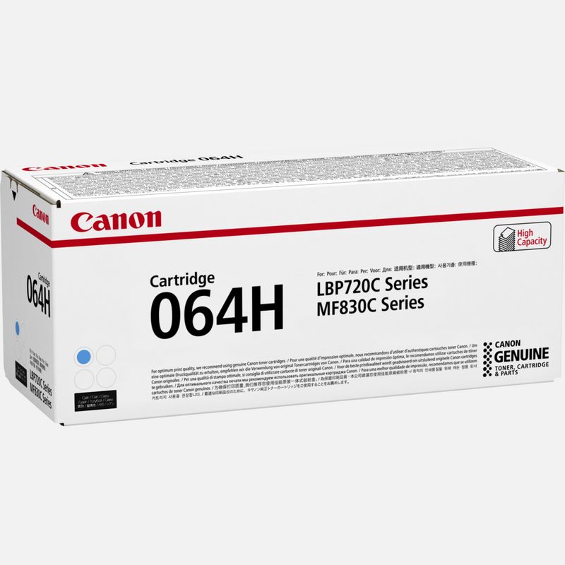 CARTOUCHE TONER CANON 064H CYAN